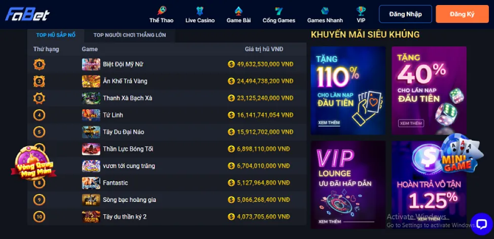 Khuyến mãi chào mừng độc quyền khi tải ứng dụng FB88 Win